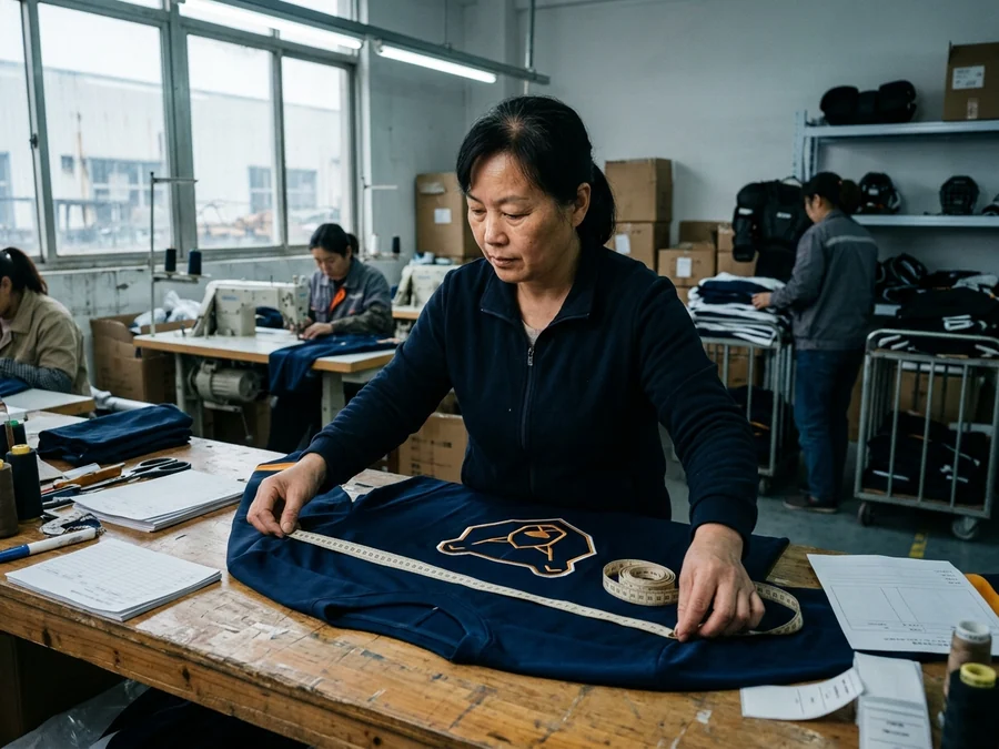 A tailor's tape measure — the only tool the receiving check on this page requires
